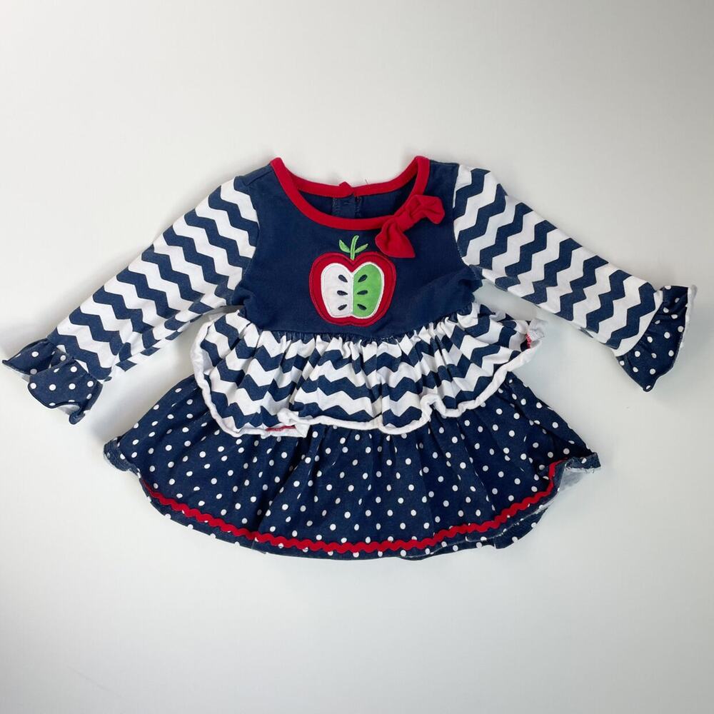 Nanette Ruffle Apple Dress